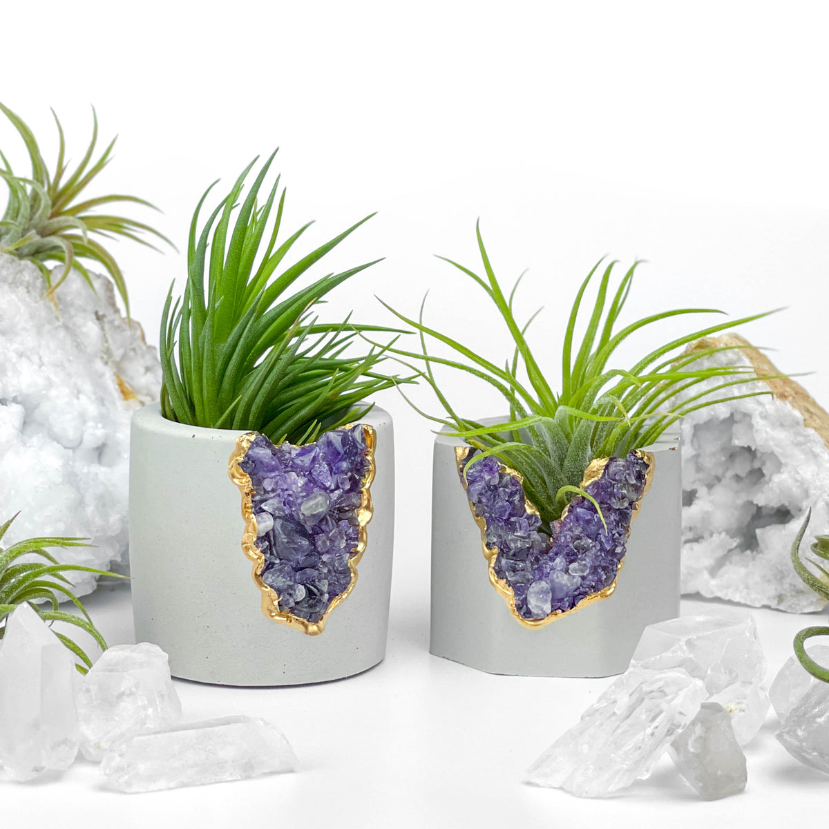 AMETHYST GEODE PLANTER