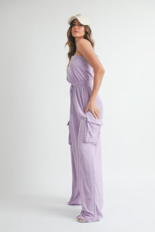 Tube Top Jumpsuit Romper - All Season Fashion