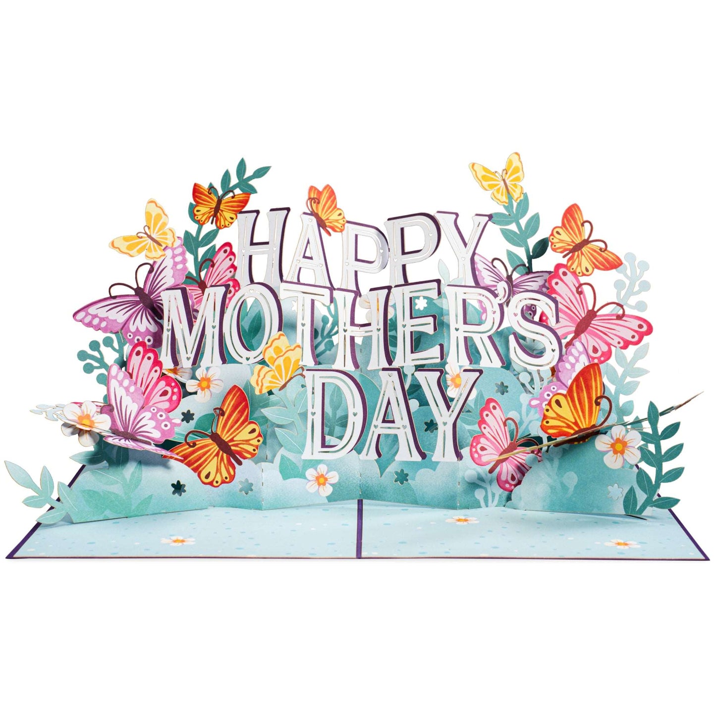 Happy Mothers Day Pop Up Card with butterflies