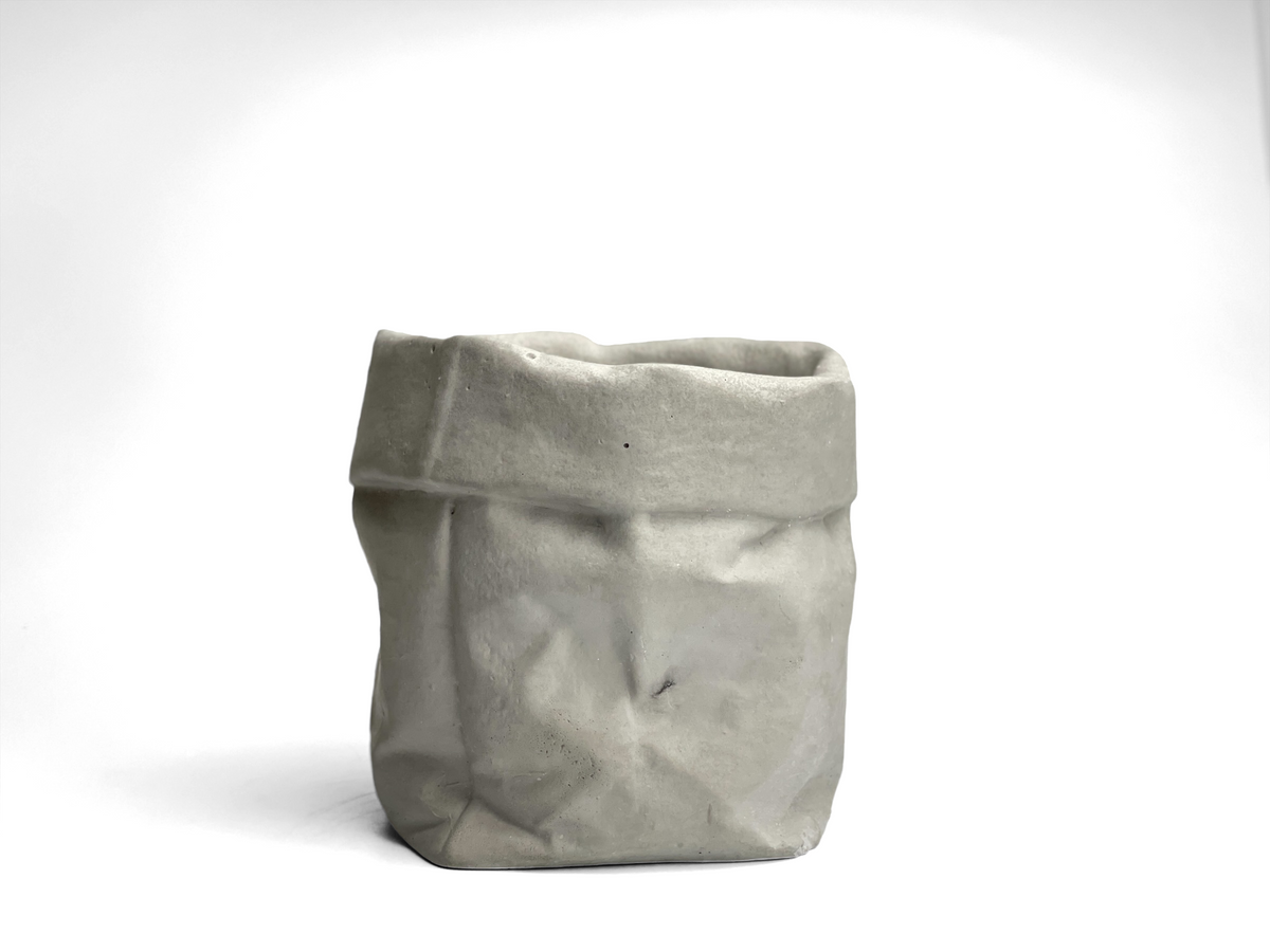 Paper Bag Succulent Planter Pot