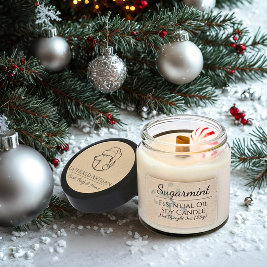 Sugarmint | Essential Oil | 3 oz Jar Candle