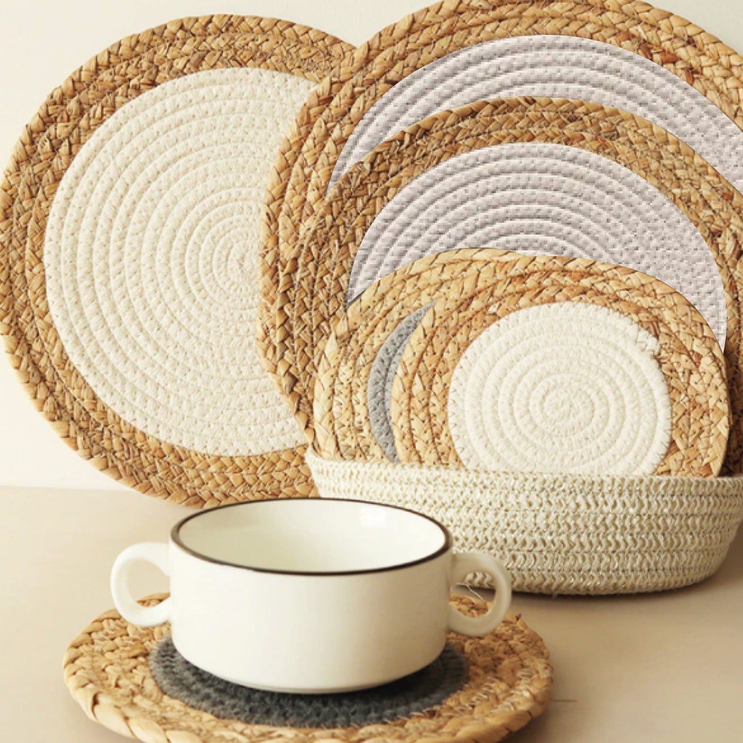 ClaudiaG Natural Placemat -Set of 4