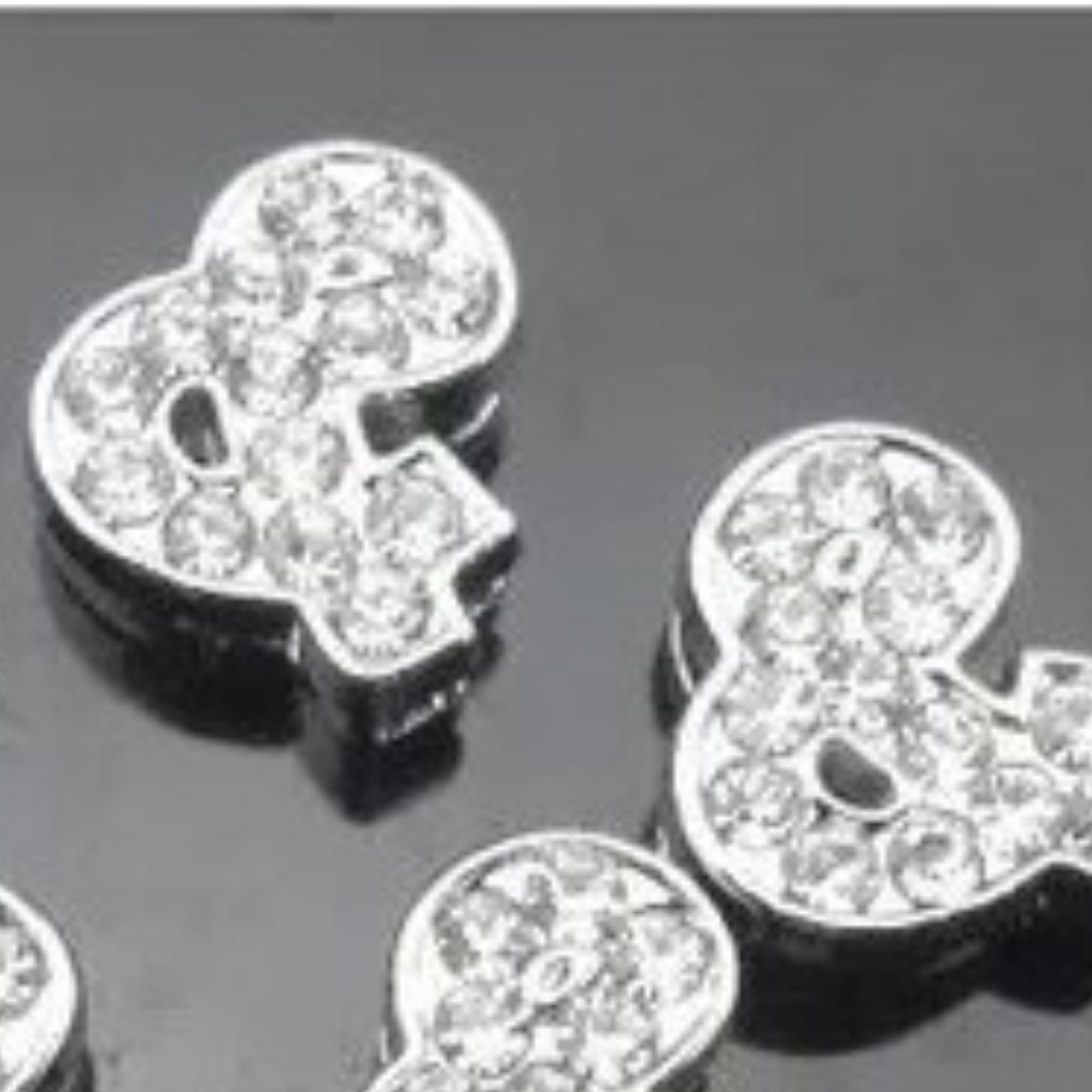 ClaudiaG Pavé Ampersand -Silver