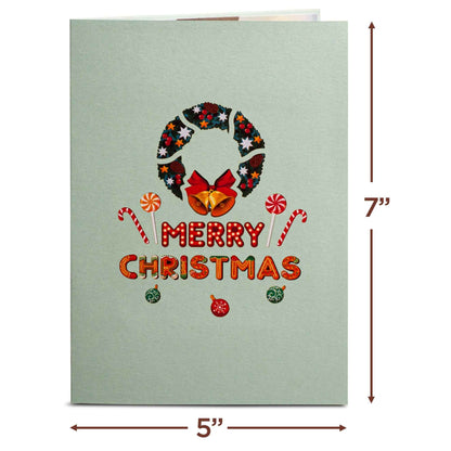 Decorated House Pop Up Christmas Card