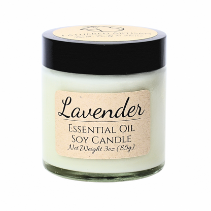 Lavender | Essential Oil | 3 oz Jar Candle