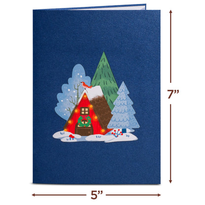 Magical Town Christmas Pop Up Card