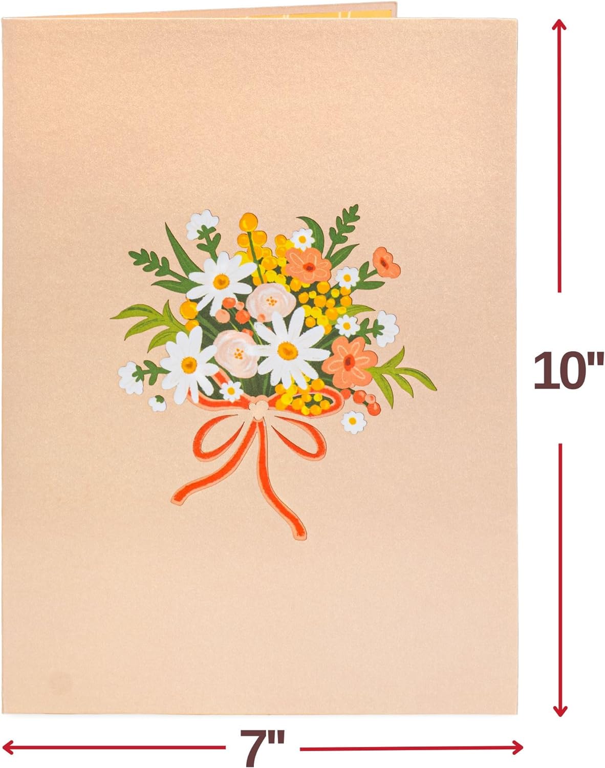 Daisy Delight Oversized Pop Up Card with Keepsake
