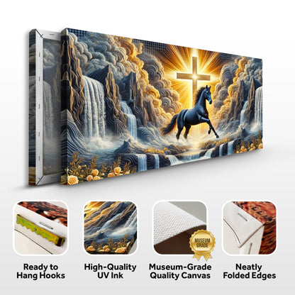 3D Horse Faith Wall Art III