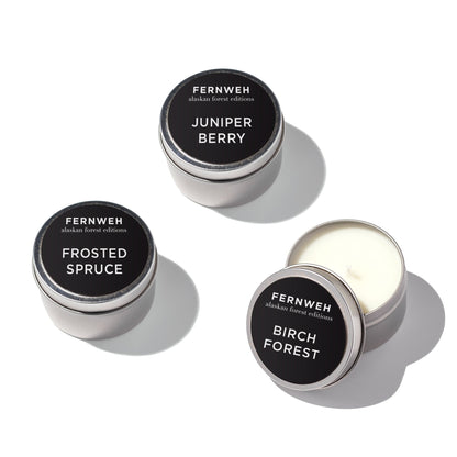 Frosted Spruce Scented Soy Candle
