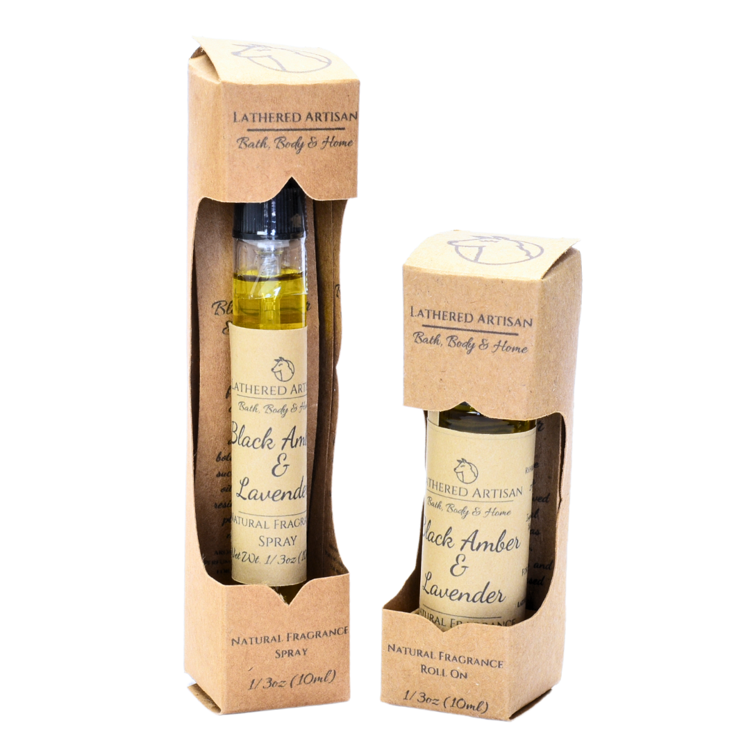 Black Amber & Lavender | Natural Fragrance | Oil Perfume
