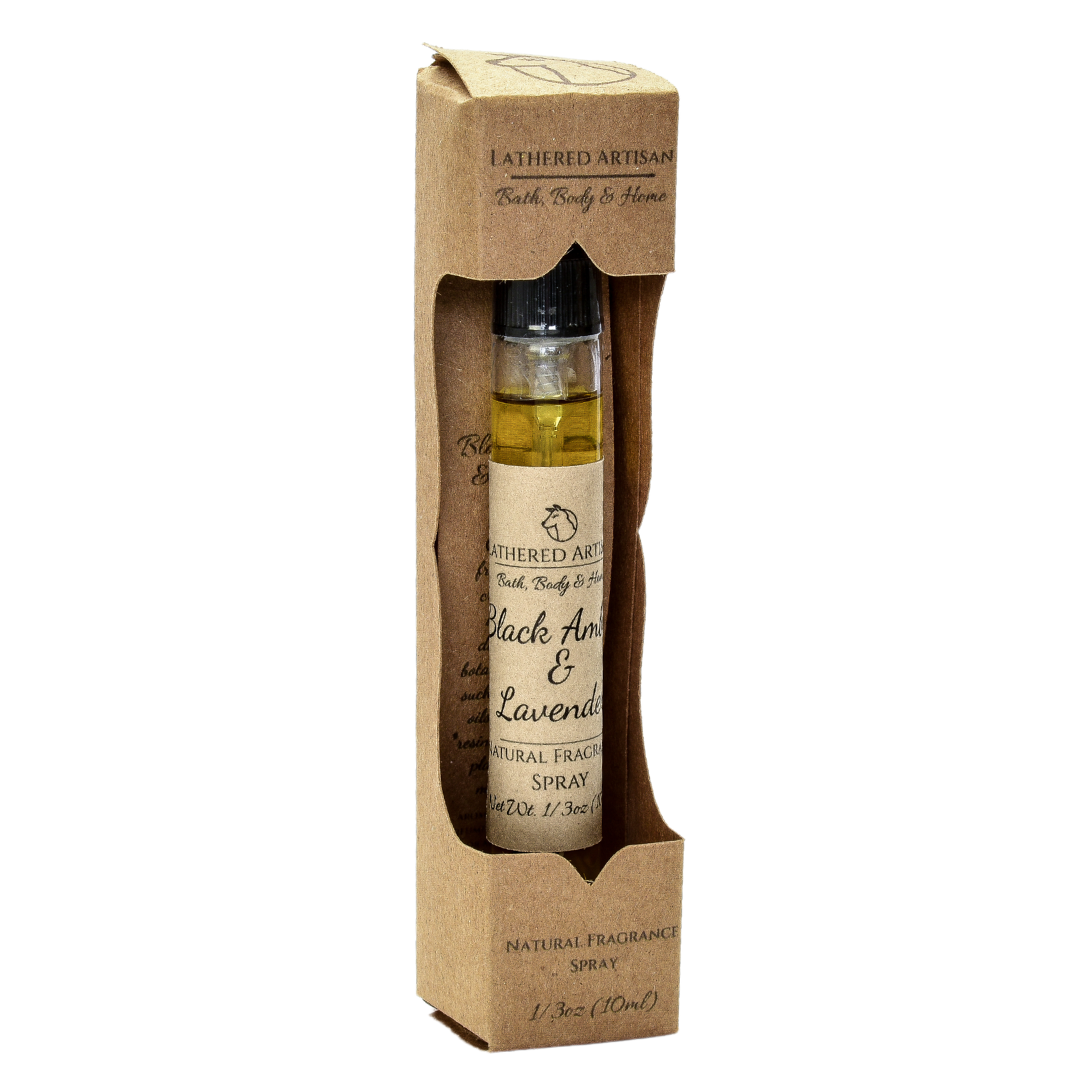 Black Amber & Lavender | Natural Fragrance | Oil Perfume