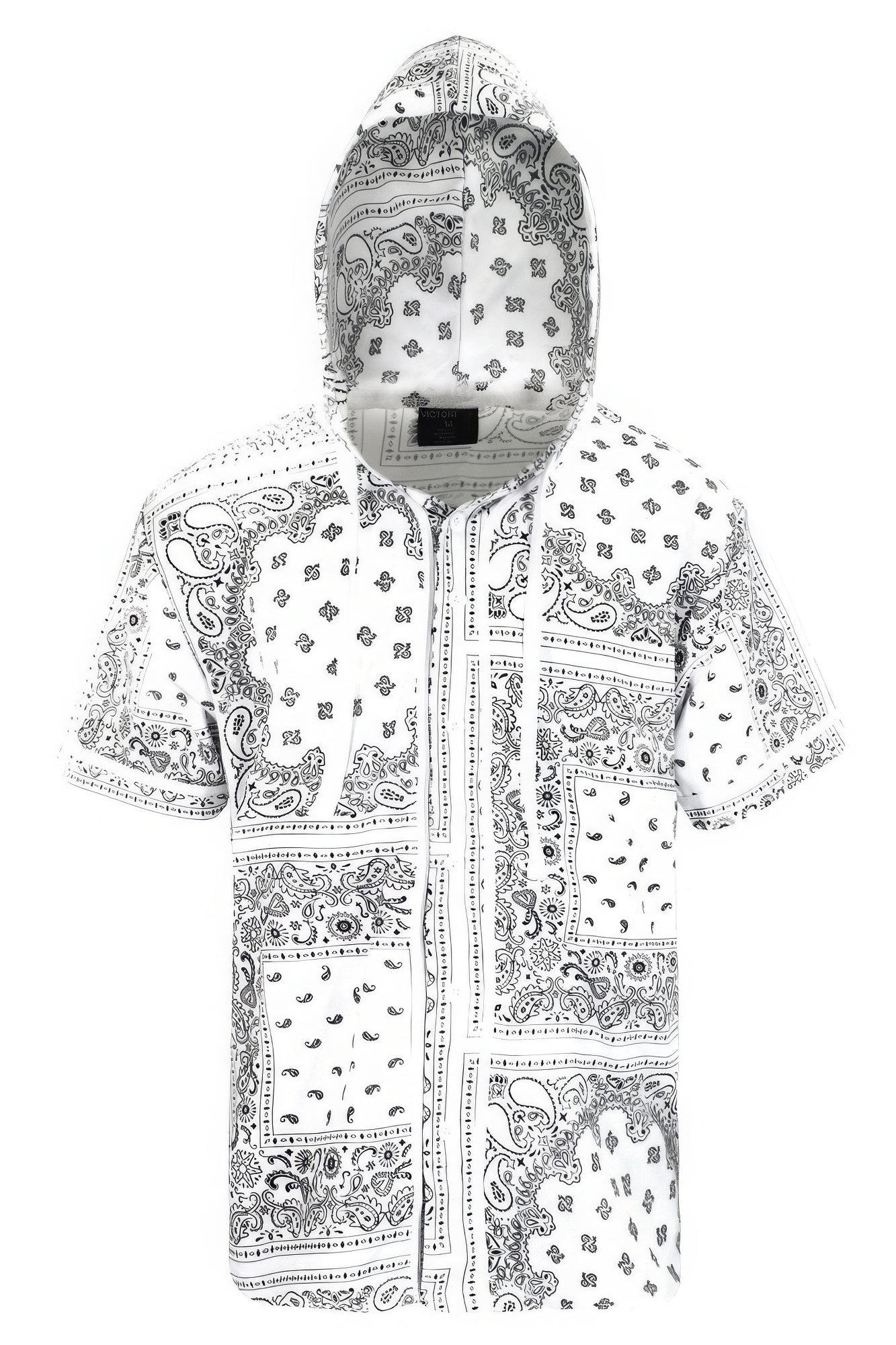 Hooded Bandana Baseball Jersey - All Season Fashion