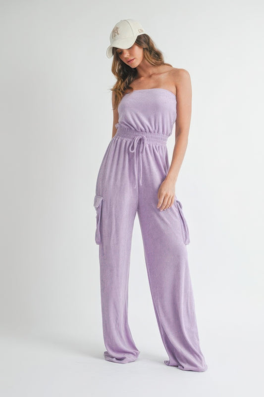 Tube Top Jumpsuit Romper - All Season Fashion