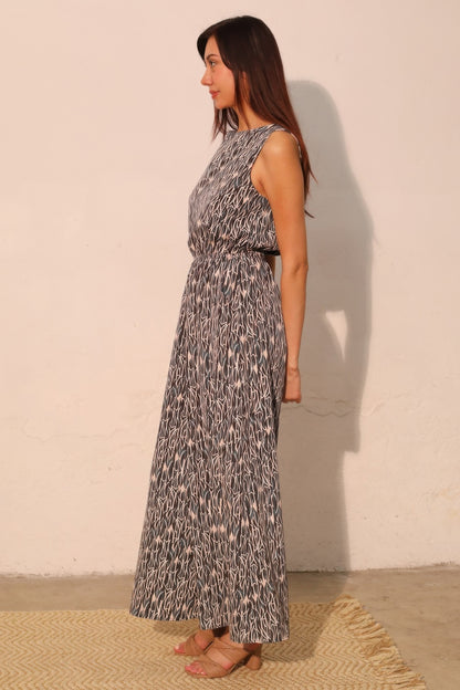 Night Meadow Sleeveless Bubble Jumpsuit - All Season Fashion