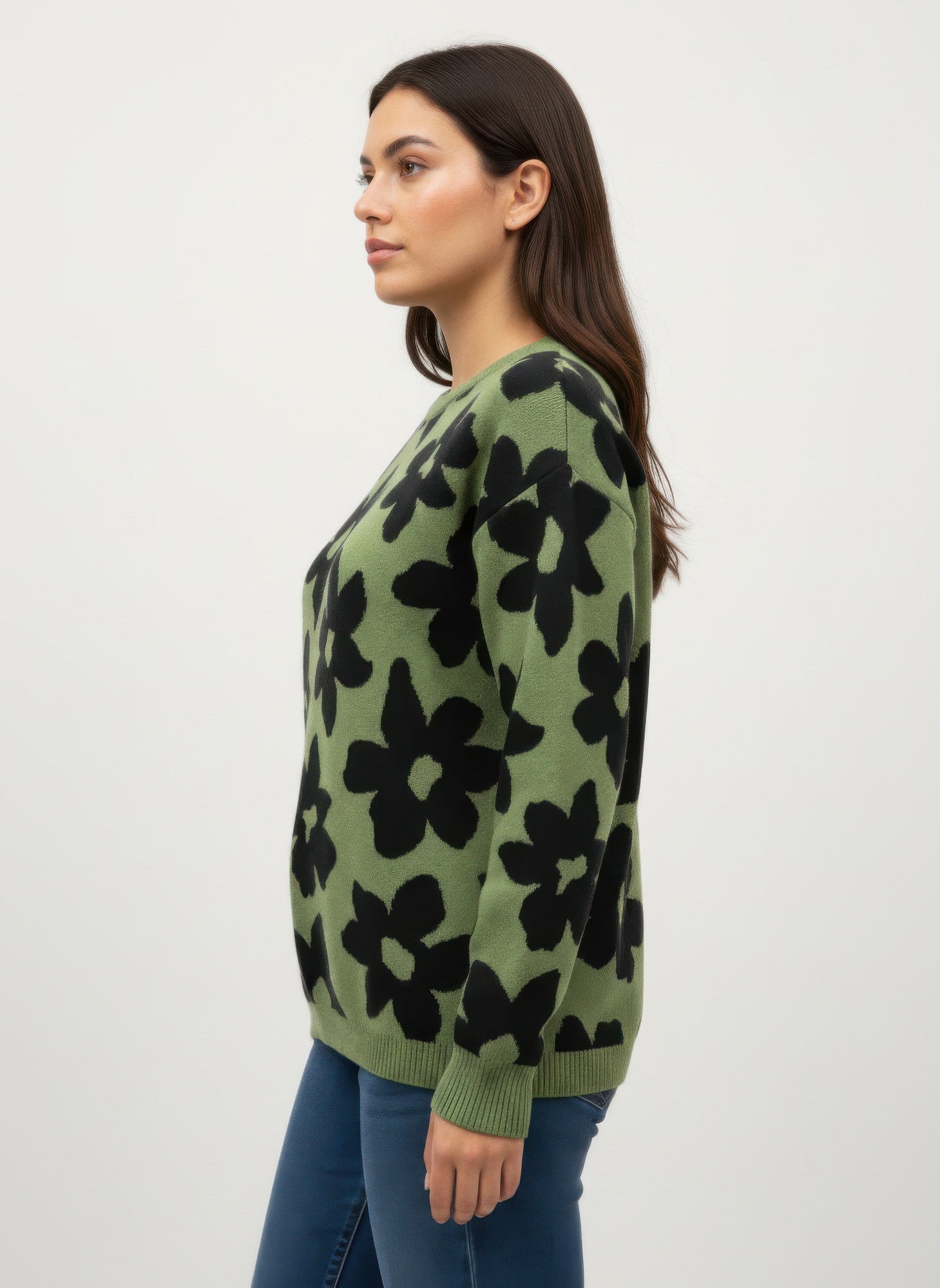 Ninety Printed Sweater - All Season Fashion