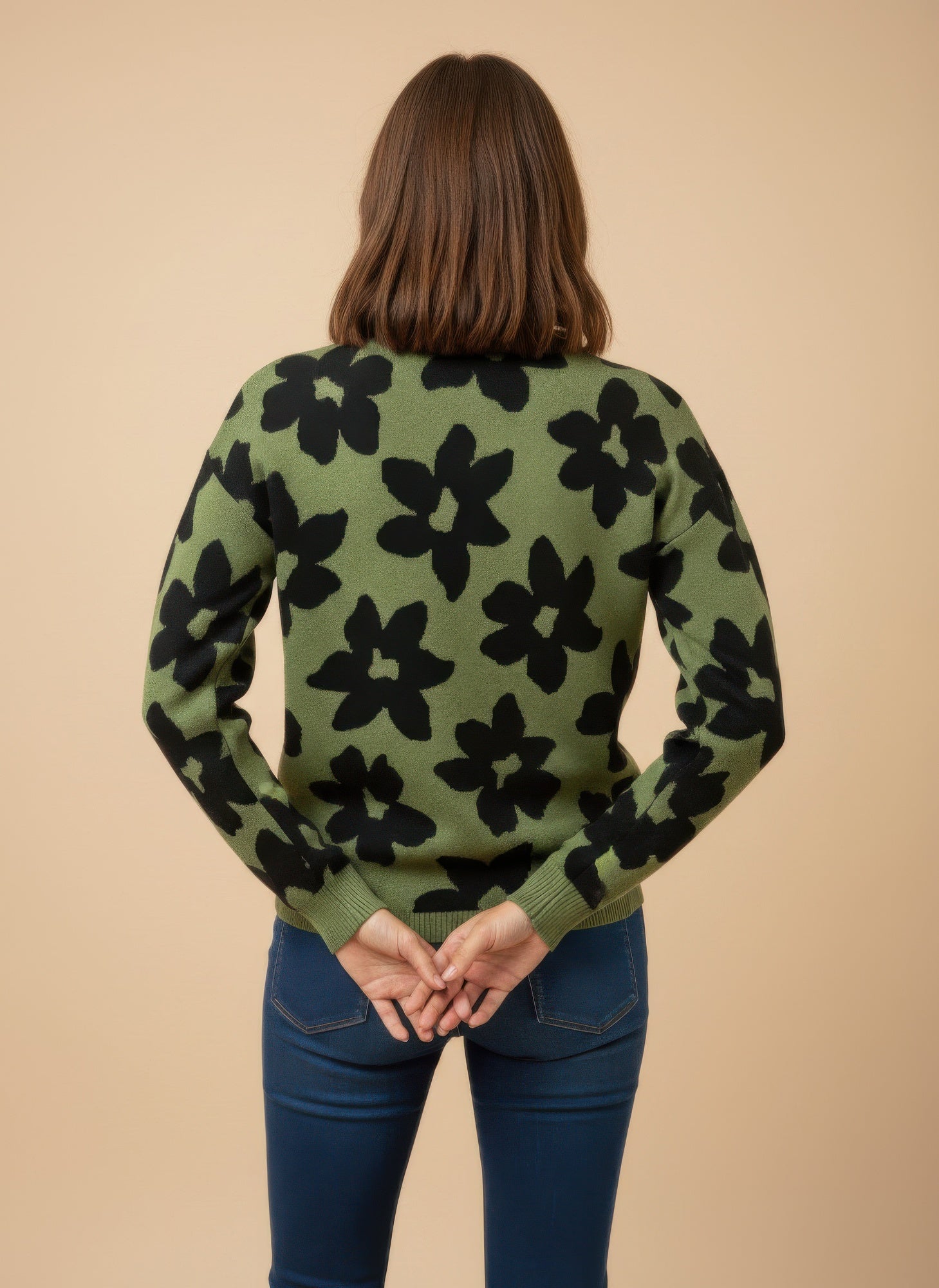 Ninety Printed Sweater - All Season Fashion