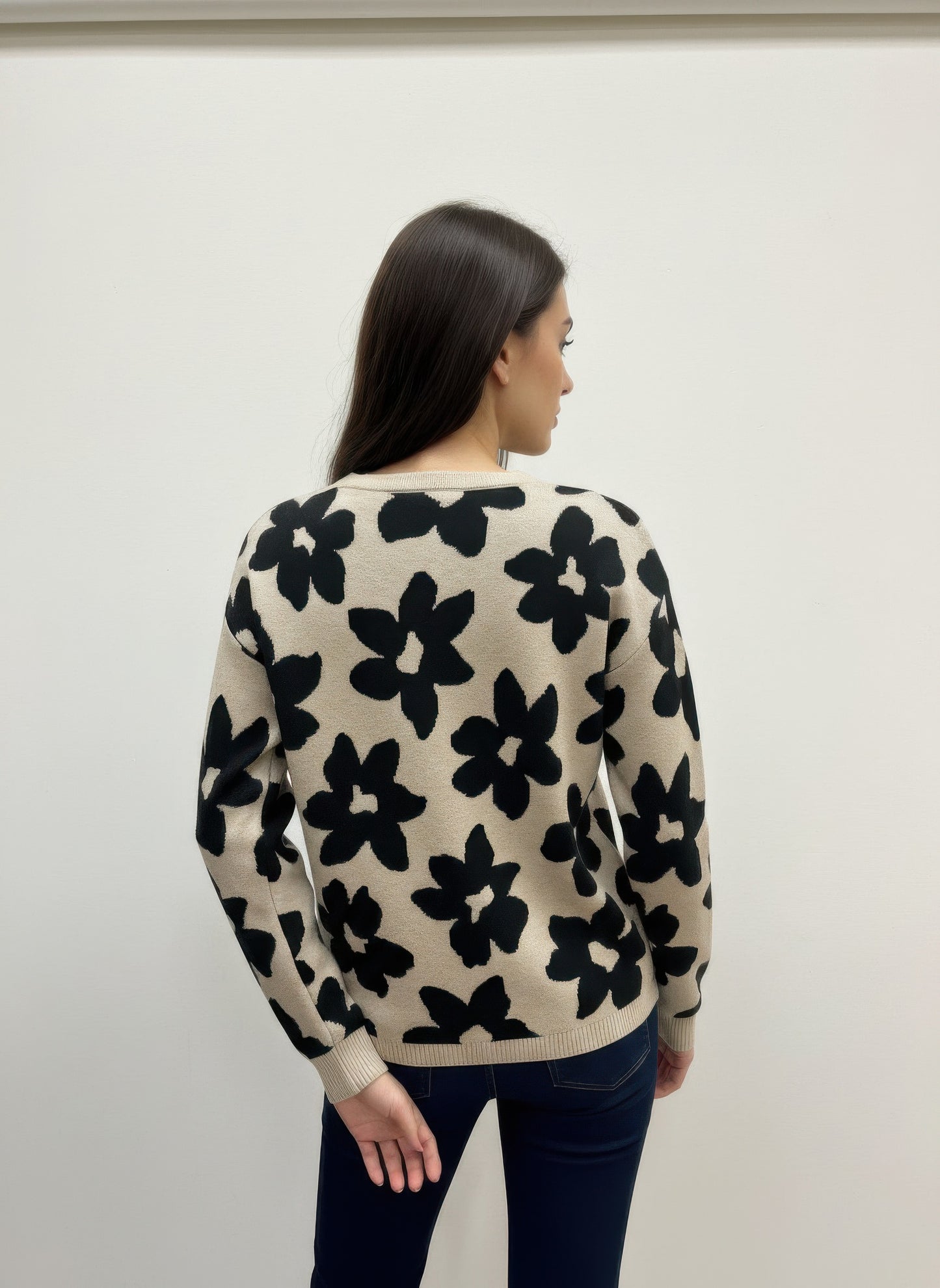Ninety Printed Sweater - All Season Fashion