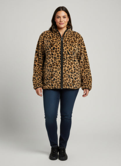 Onque Casual Animal Print Jacket - All Season Fashion
