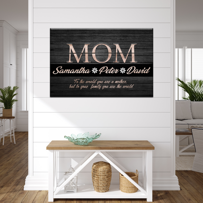 You Are the World, Mom Sign