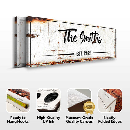 Family Rustic Sign