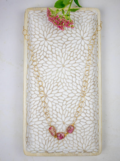 Bubble Chain Long Necklace