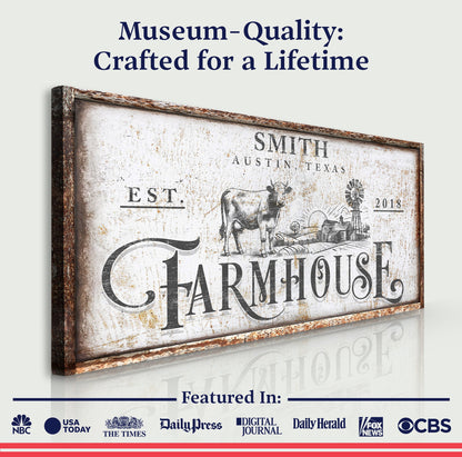 Rustic Vintage Farmhouse Sign II