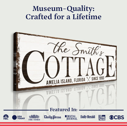 Cottage Beach House Sign II
