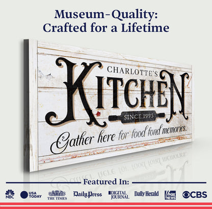 Kitchen Sign XII