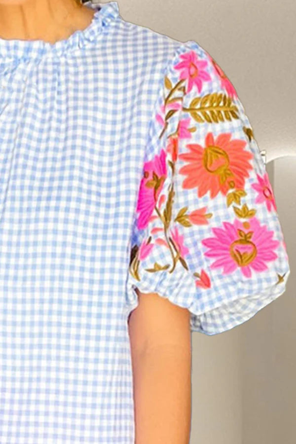 Maeve Embroidered Top-