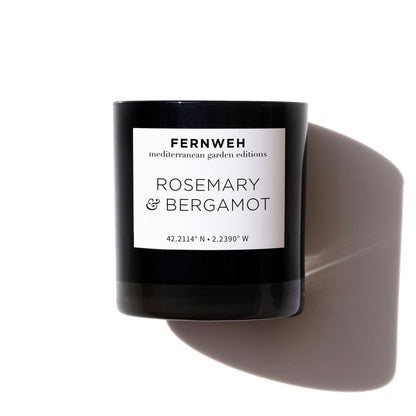 Rosemary & Bergamot Scented Soy Candle