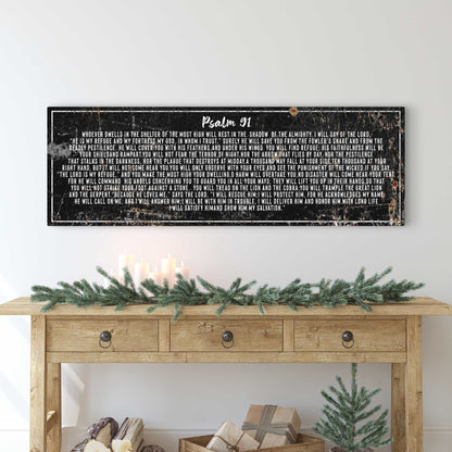 Psalm 91 - He Is My Refuge Sign II