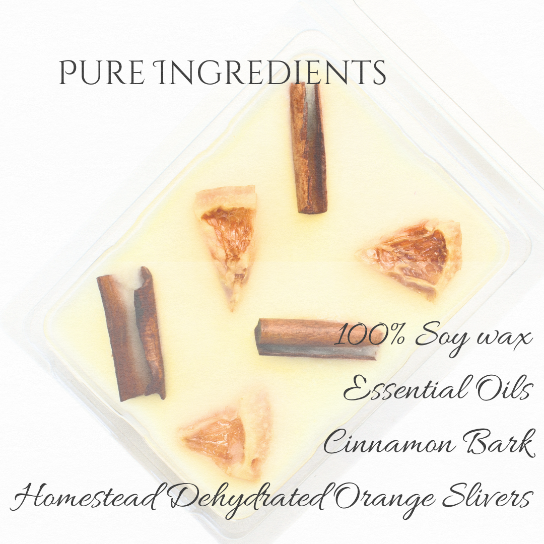 Orange & Cinnamon | Essential Oil | Wax Melts