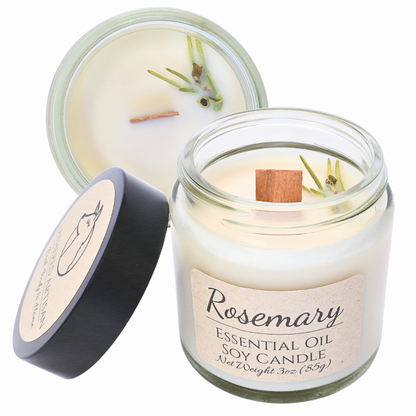 Rosemary | Essential Oil | 3 oz Jar Candle