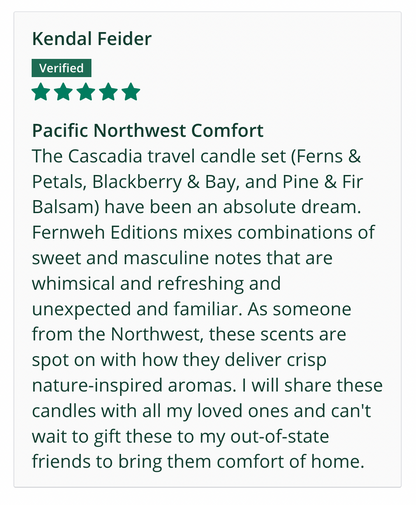 Blackberry & Bay Scented Soy Candle