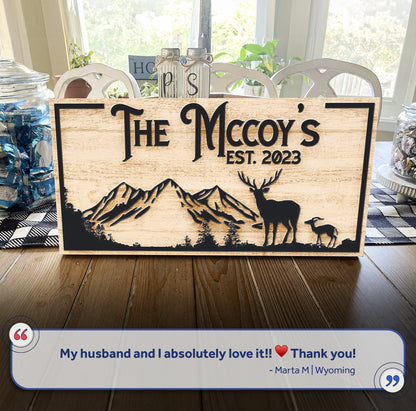 Family Mountain Sign II