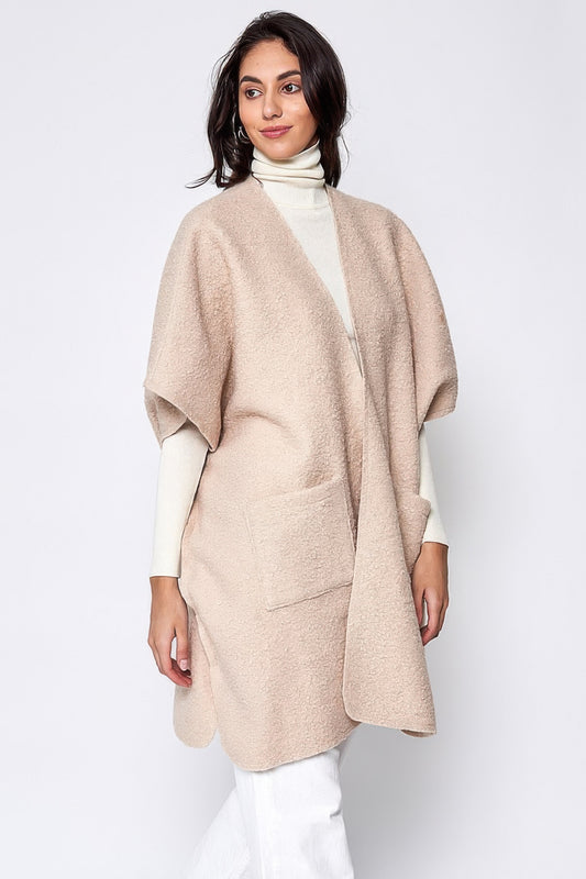 Open Front Pocket Kimono - All Season Fashion