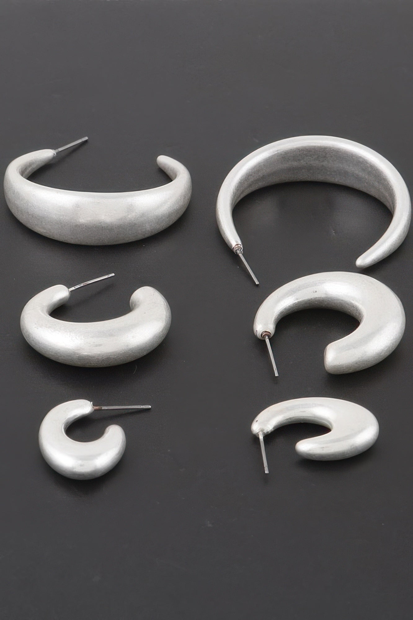 Minimal Open Hoop Earrings Set - All Season Fashion