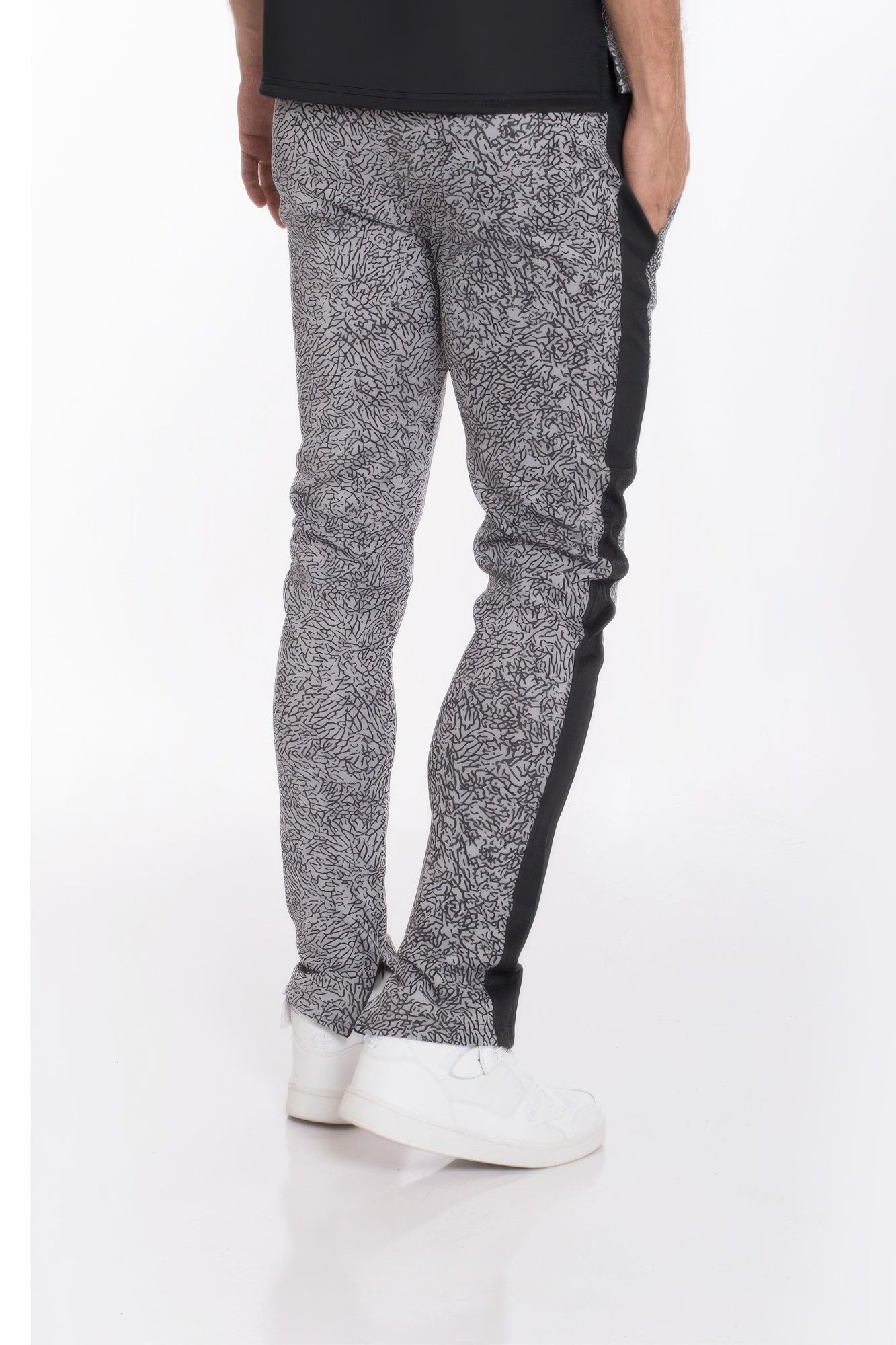 Elephant Print Track Pants - All Season Fashion