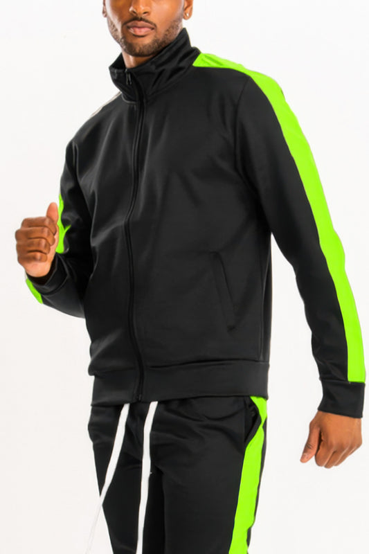 Track Single Stripe Jacket - All Season Fashion