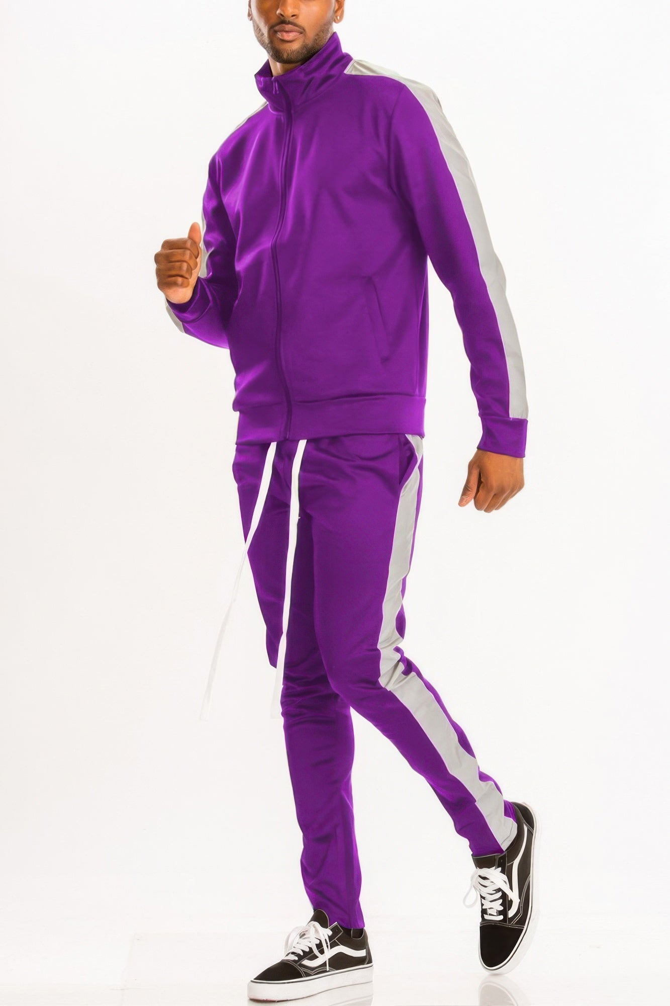 Single Stripe Track Set - All Season Fashion