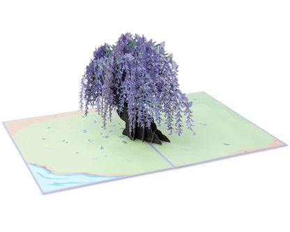 Wisteria Tree Pop Up Card
