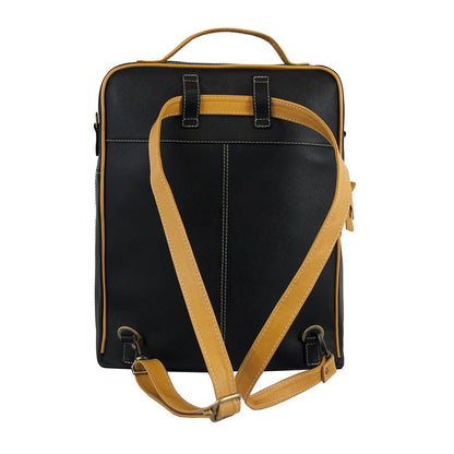 ClaudiaG Augusta Backpack-Black/Goldenrod