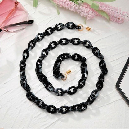 ClaudiaG Bond Glasses & Mask Chain