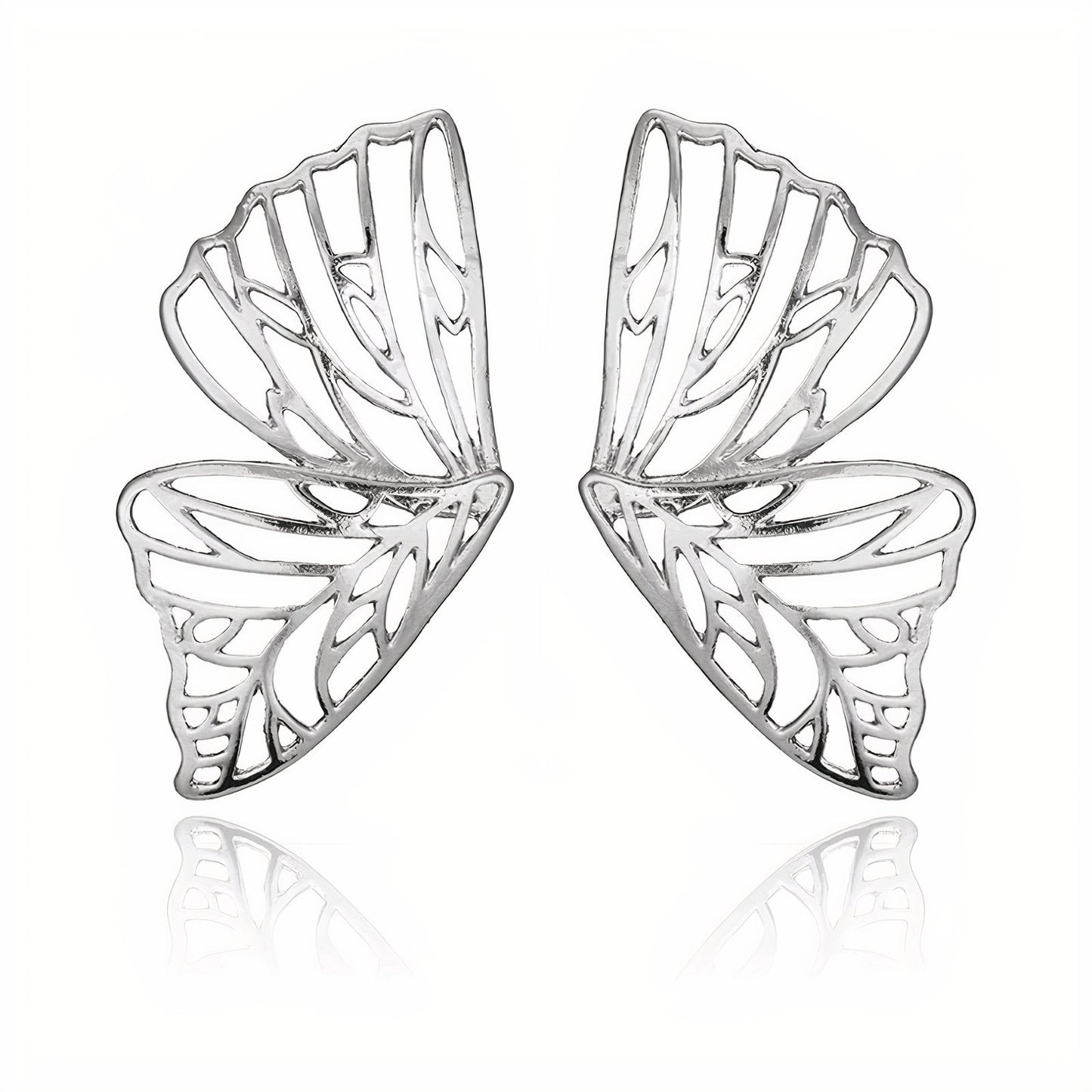 ClaudiaG Butterfly -Silver Earrings