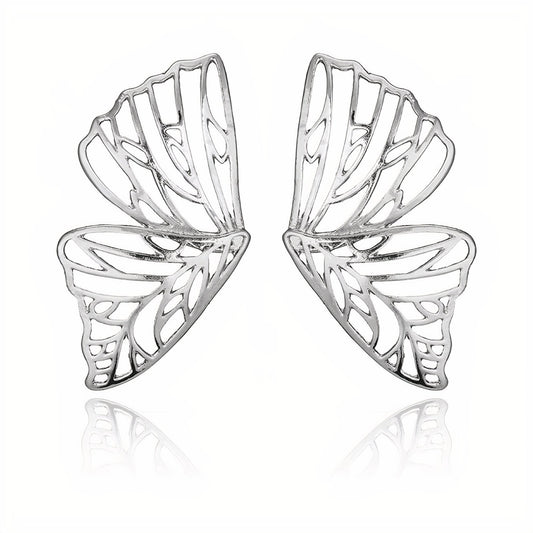 ClaudiaG Butterfly -Silver Earrings