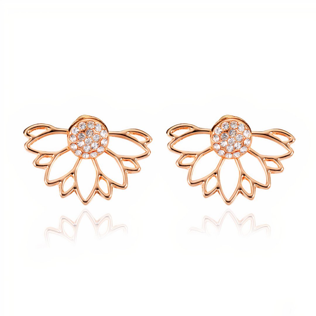 ClaudiaG Crystal Earrings -Gold