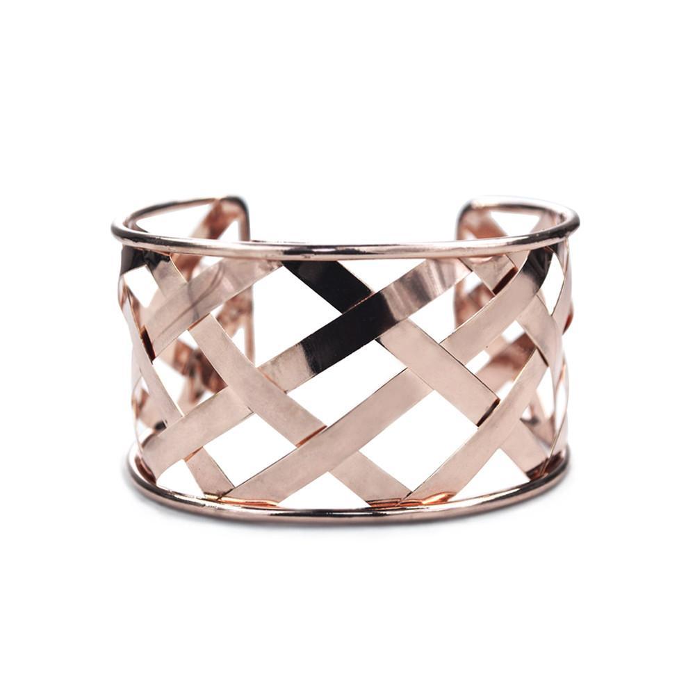 ClaudiaG Cuffed  Bracelet Rose Gold