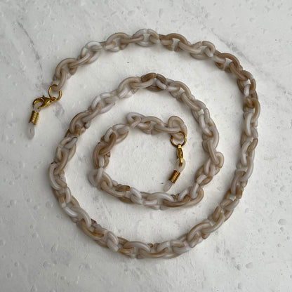 ClaudiaG Bond Glasses & Mask Chain