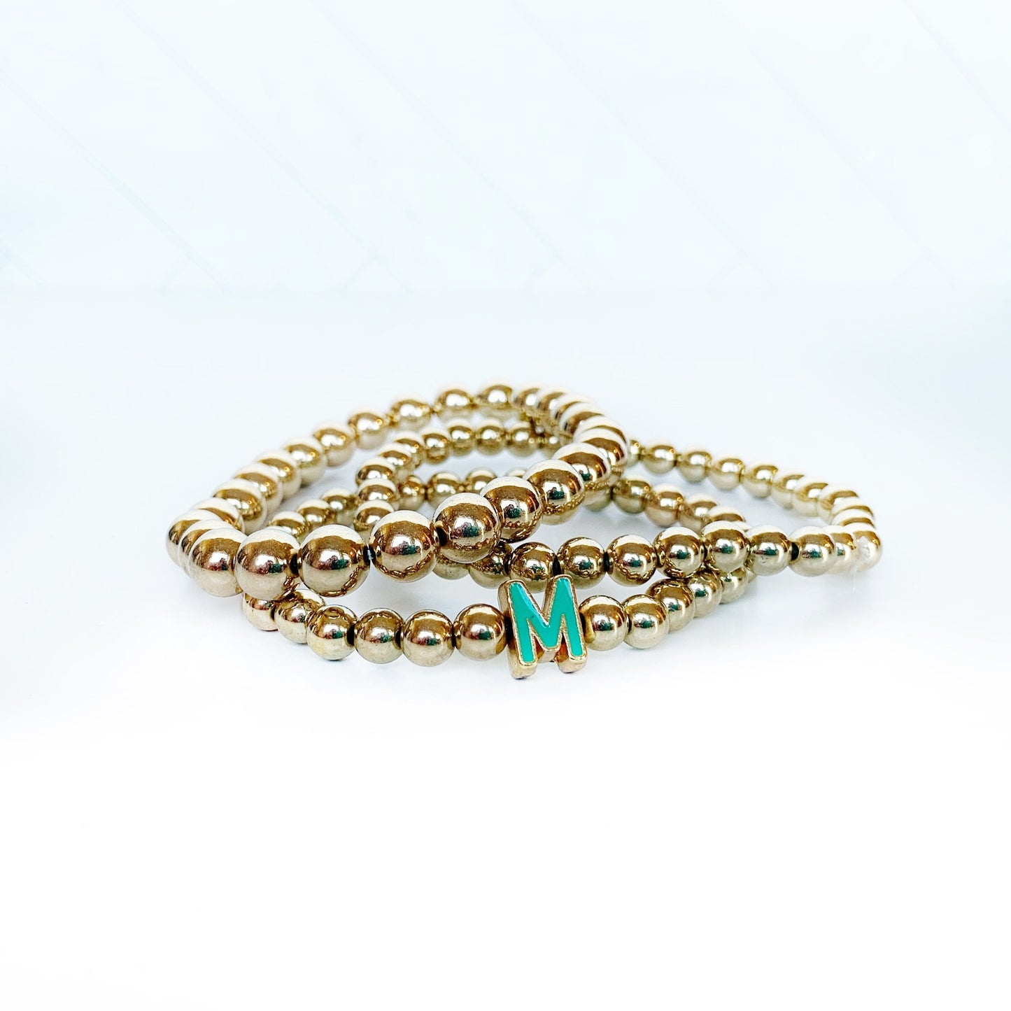ClaudiaG Initial Bracelet Set