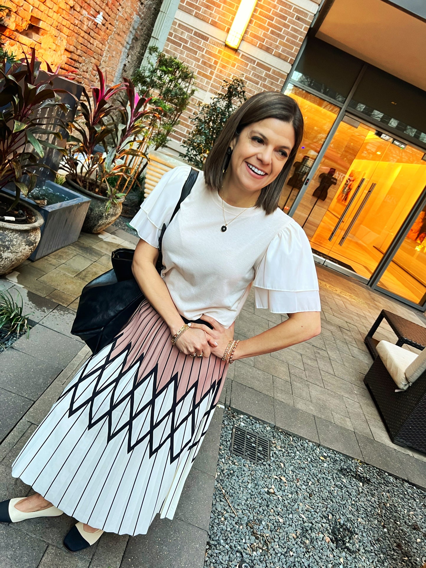 ClaudiaG Magnolia Pleated Skirt